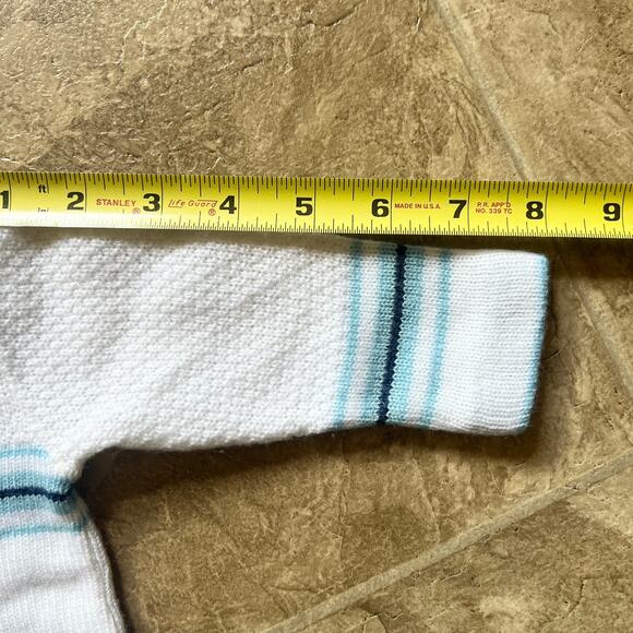 Vtg A Little Angel Toddler Sweater 6-9 Month Rabbit Hooded Cottage Dainty Winter - Picture 7 of 7